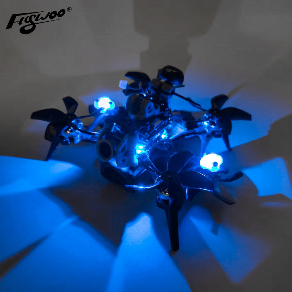 Flywoo LED RGB Motore M2 9x9mm 5V 4 Pezzi Betaflight