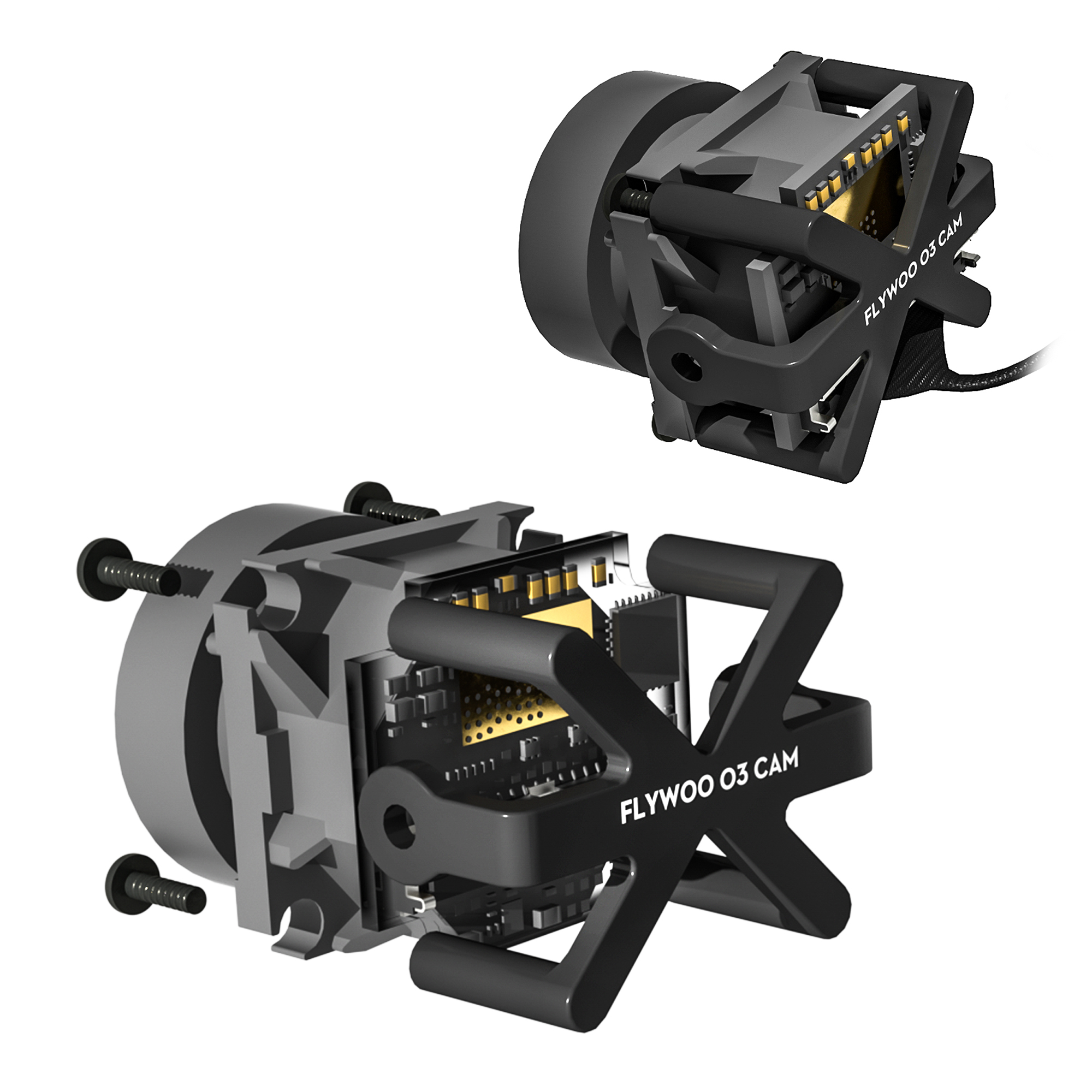 Flywoo O3 Lite / O3 Ultra kit CNC riduzione peso batteria corta