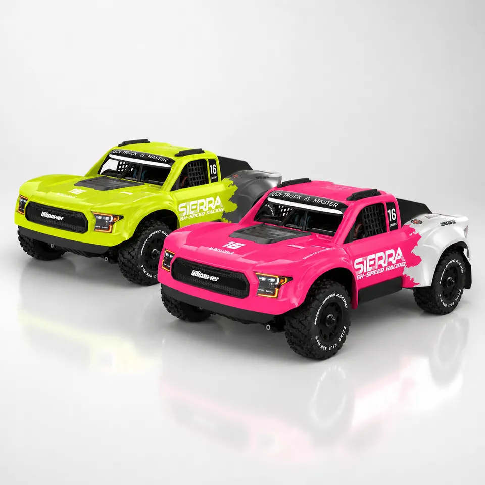 UDI RC Sierra Mini UD1613PRO 1/16 auto RC rosa brushless 4WD