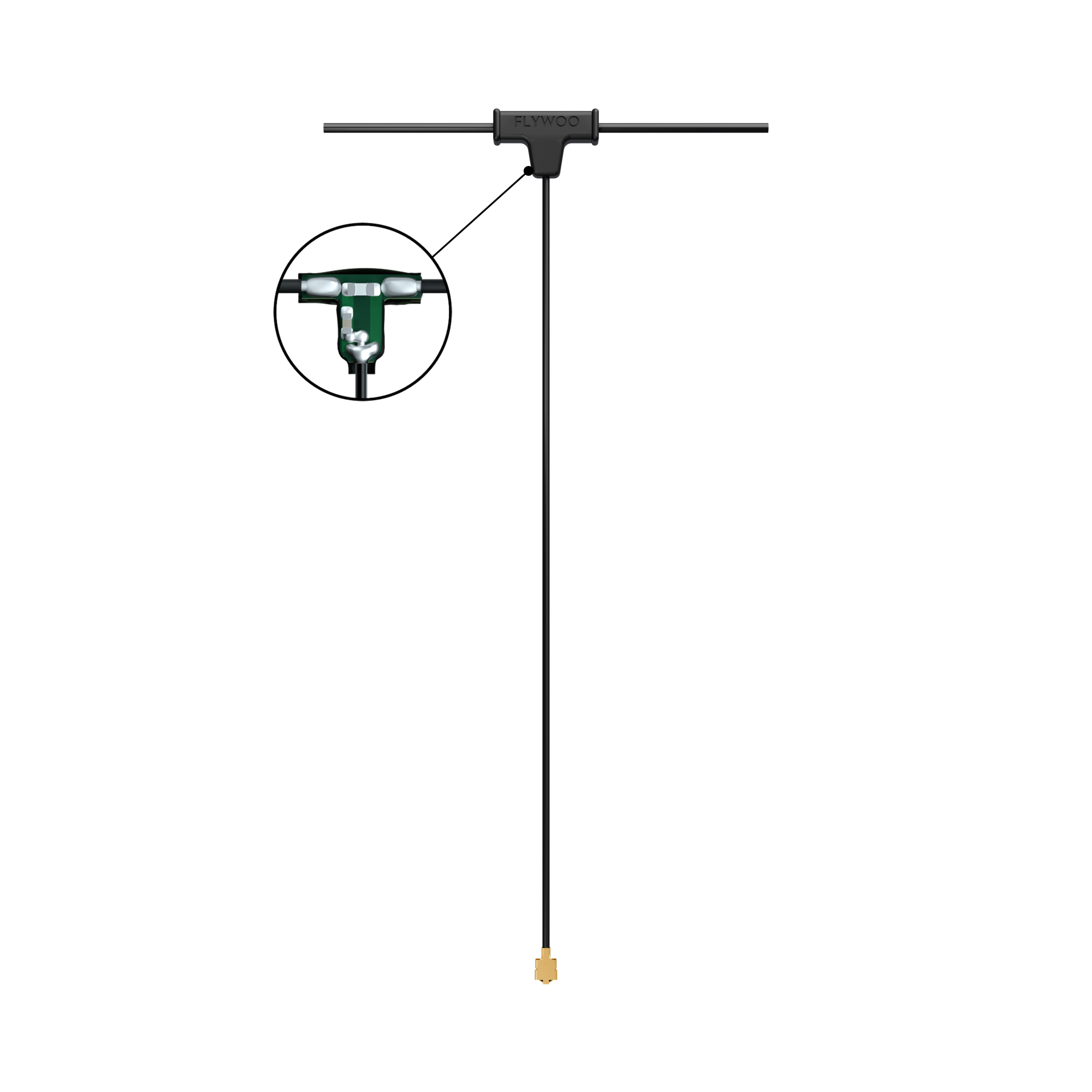 Flywoo Minimortal ELRS 2.4G Antenna PCB T UFL 40mm