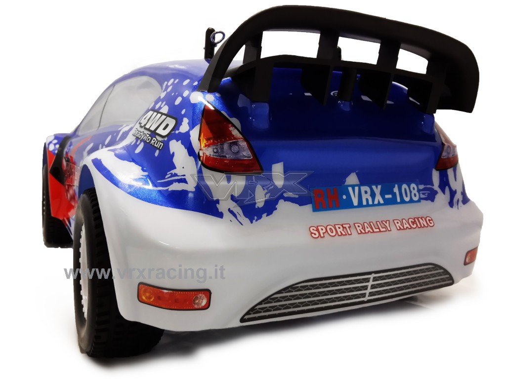 VRX Flash Rally EBD auto rally spazzole blu 4WD 1/10