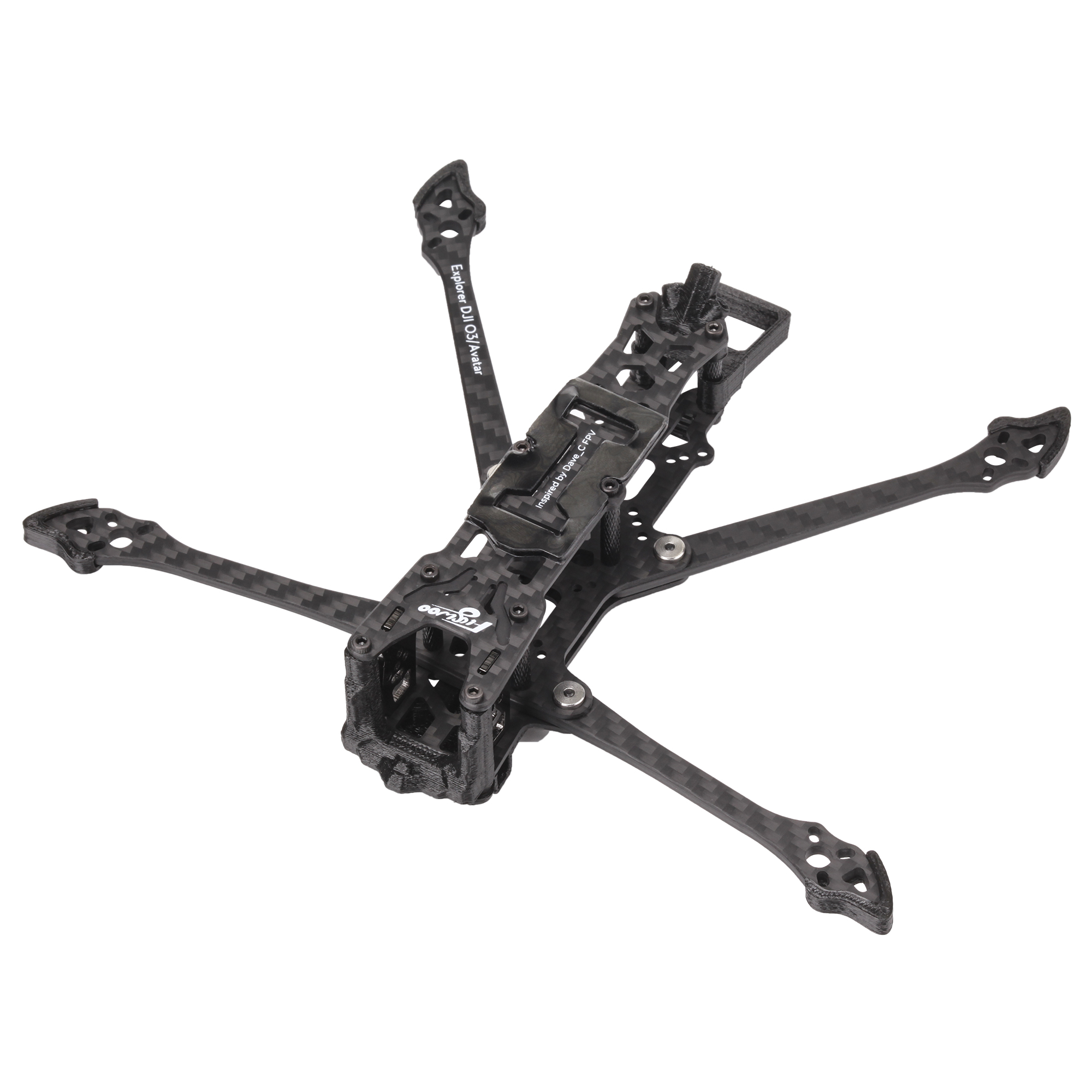 FlyWoo Explorer LR 4 frame FPV Walksnail carbonio