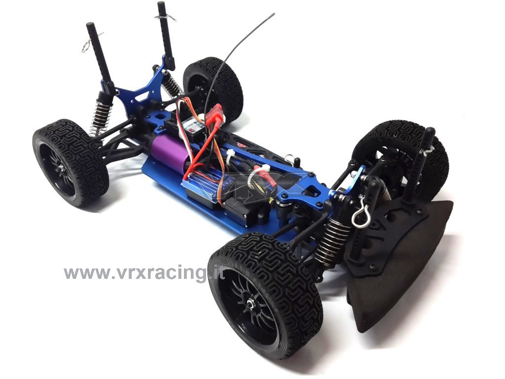 VRX Flash Rally XR16 1/16 auto rally brushless RTR nera 4200Kv