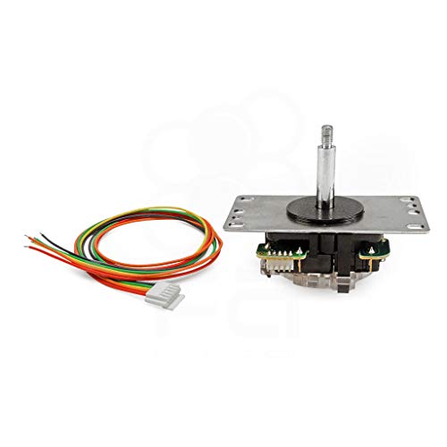 Sanwa JLF-TP-8YT joystick arcade verde ball top 4/8 vie