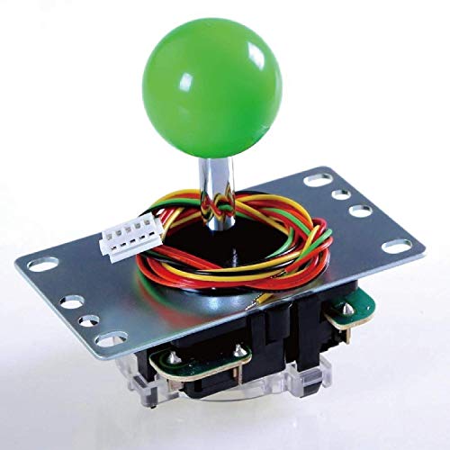 Sanwa JLF-TP-8YT joystick arcade verde ball top 4/8 vie