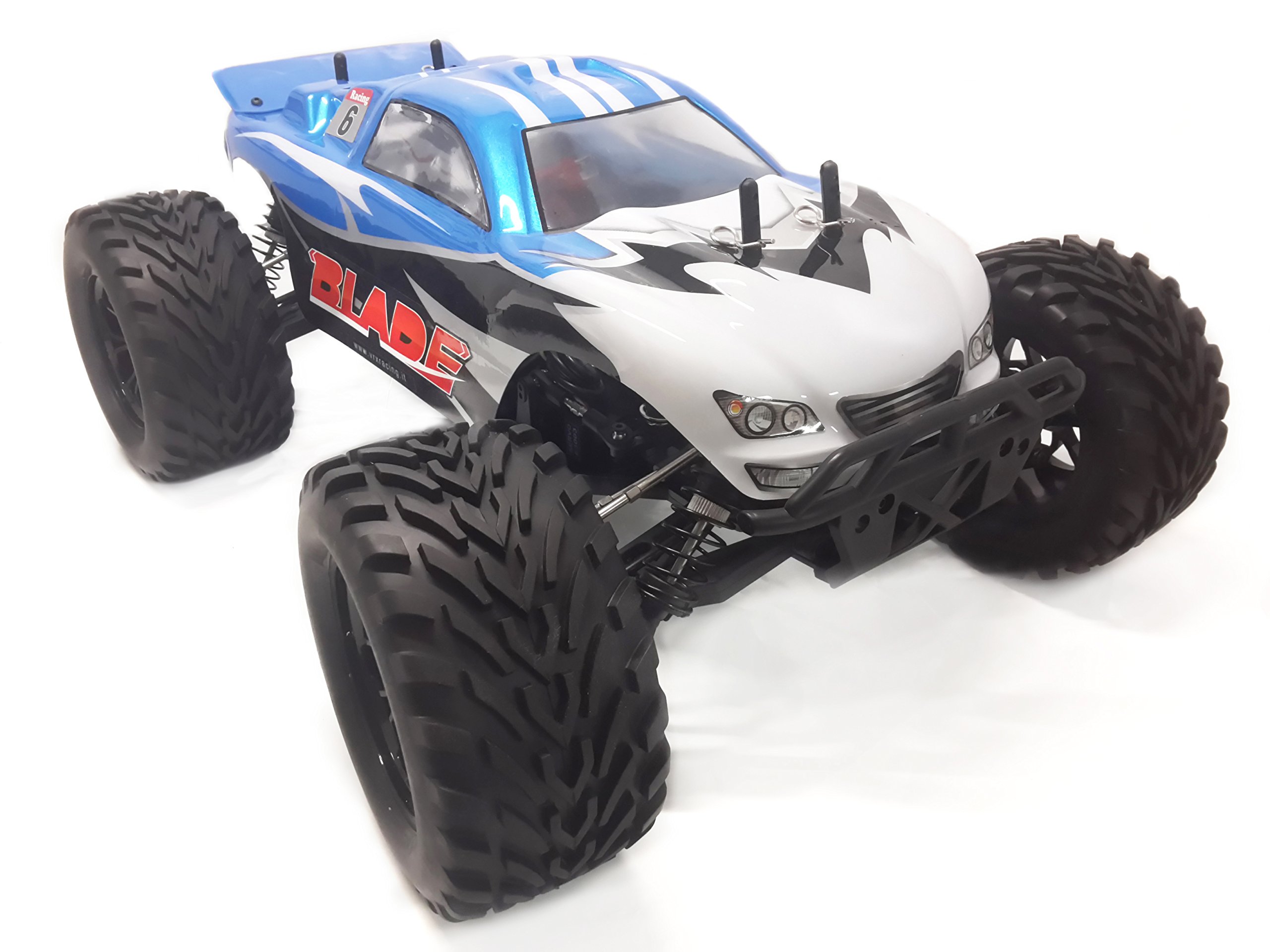 VRX Sword Mega Truck 1/10 automodello brushless blu RTR