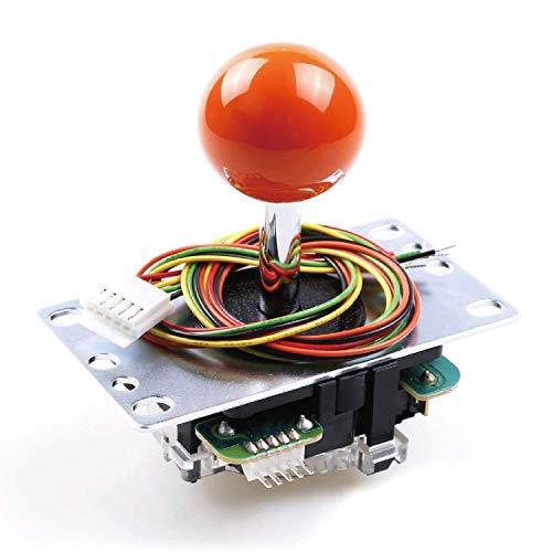 Sanwa JLF-TP-8YT Leva Joystick Arcade Arancione