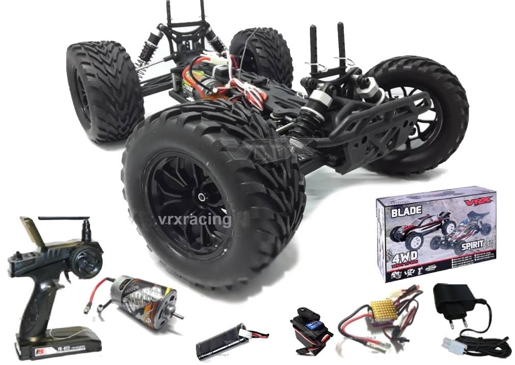 VRX Sword 1/10 truggy elettrico RTR 4WD RC550 rosso