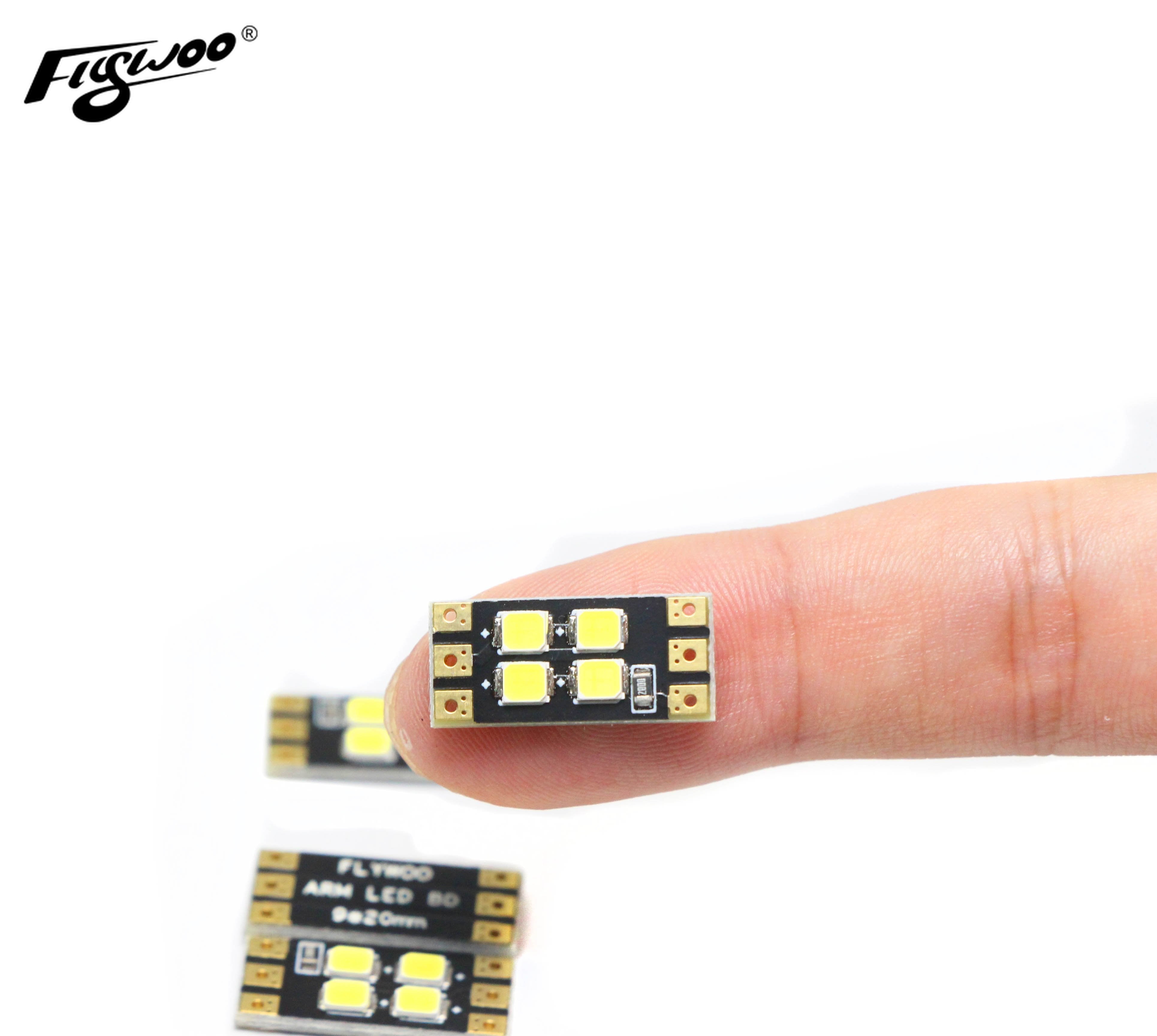 Flywoo Arm LED 9x25mm 2-6S Luce Telaio 4 Pezzi