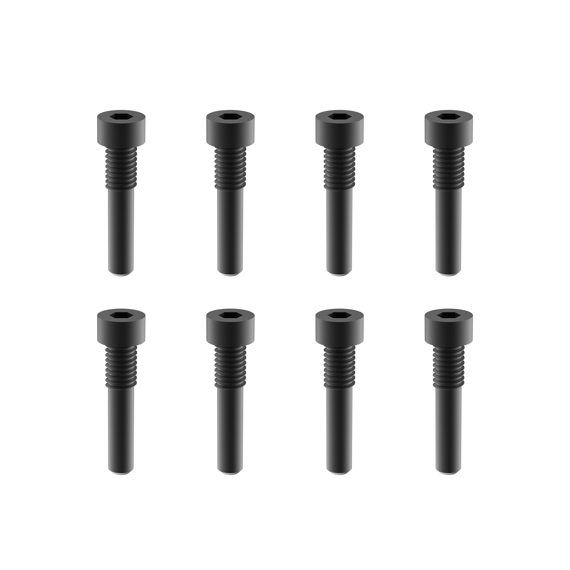 UDI RC M01-052 Viti Autofilettanti 2.5x13.5mm 8 Pz Nere