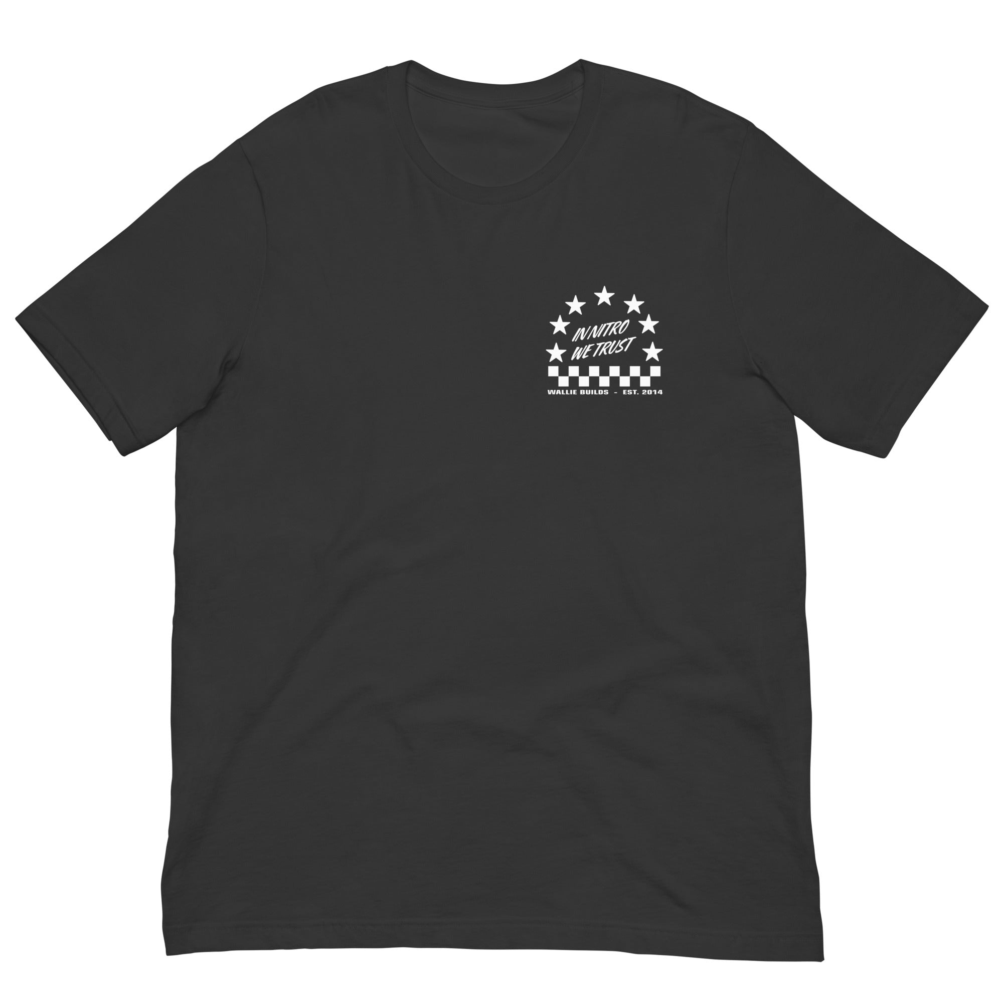 Wallie Builds Apparel In Nitro We Trust Tee maglietta nera M