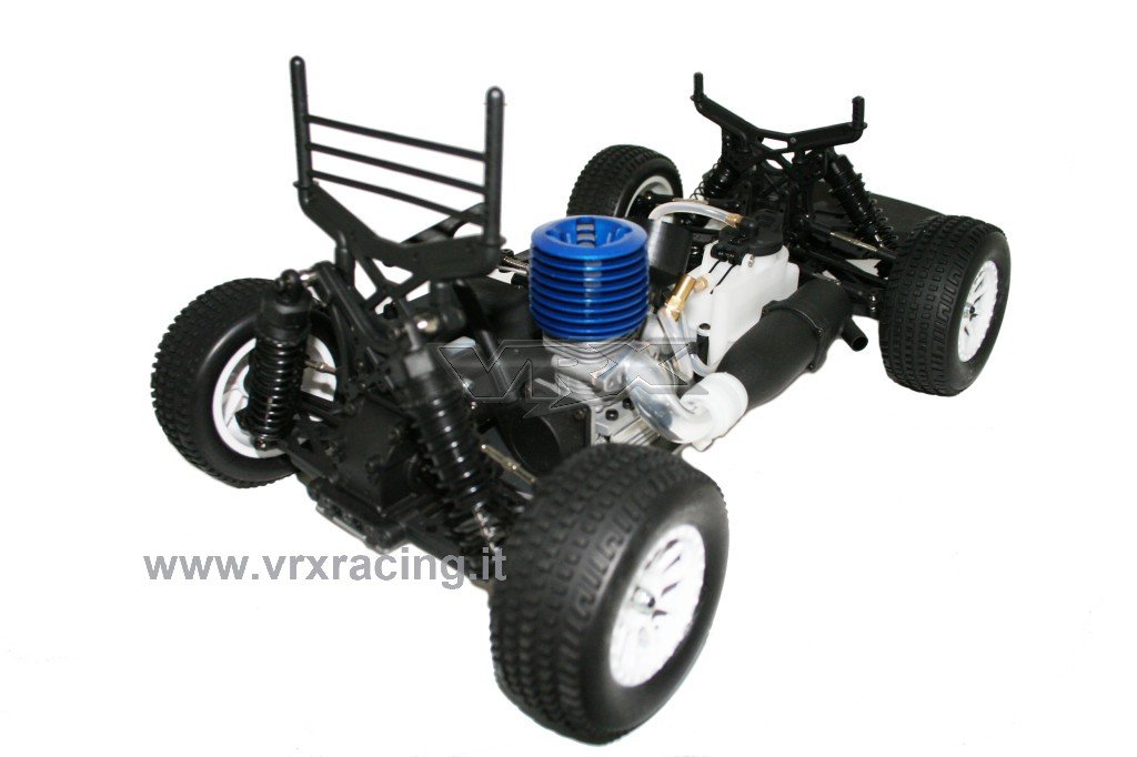VRX Flash Rally R0159 automodello a scoppio blu 4WD 1/10
