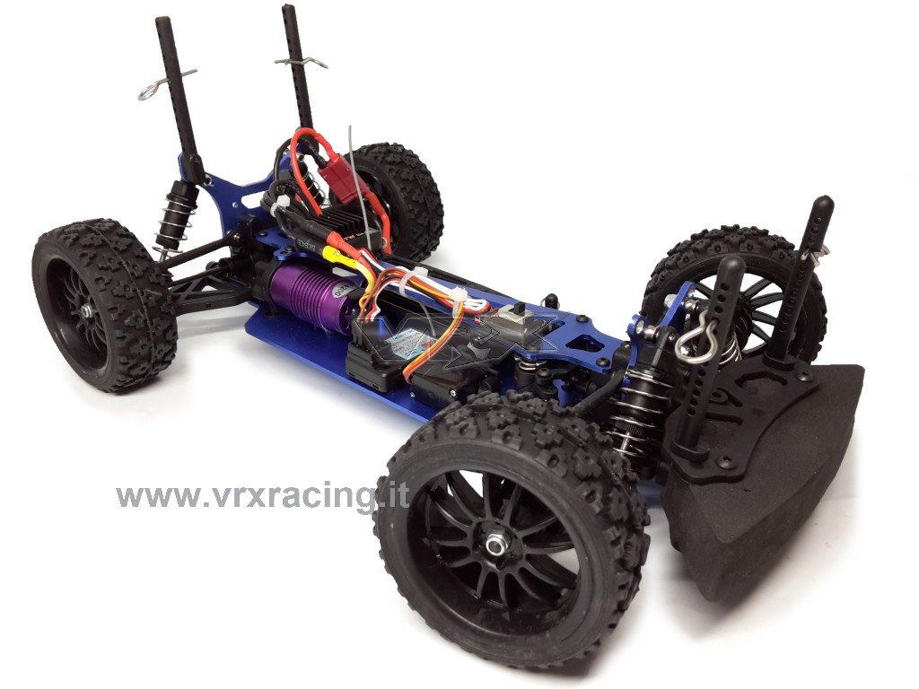 VRX XR16 Flash Rally brushless auto RC 1/16 RTR 4WD blu