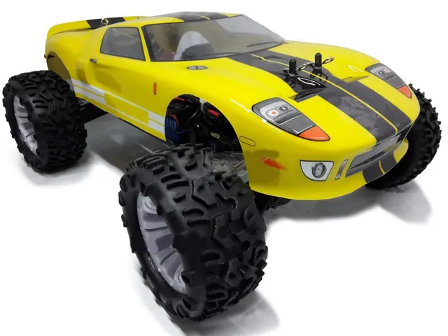 VRX Rangster 1/10 automodello brushless 4WD giallo RTR