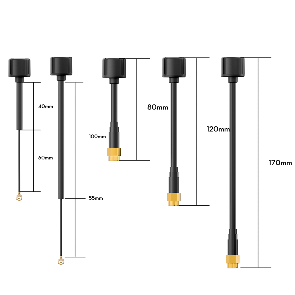 FlyWoo LDS 5.8GHz Antenna LHCP UFL/SMA 1,8dBi