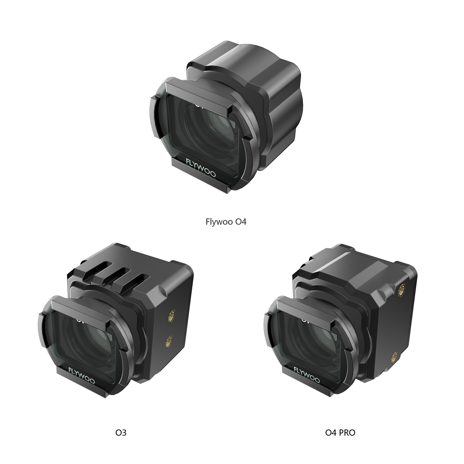Flywoo O4 Lite lente grandangolare 155° kit filtri ND UV