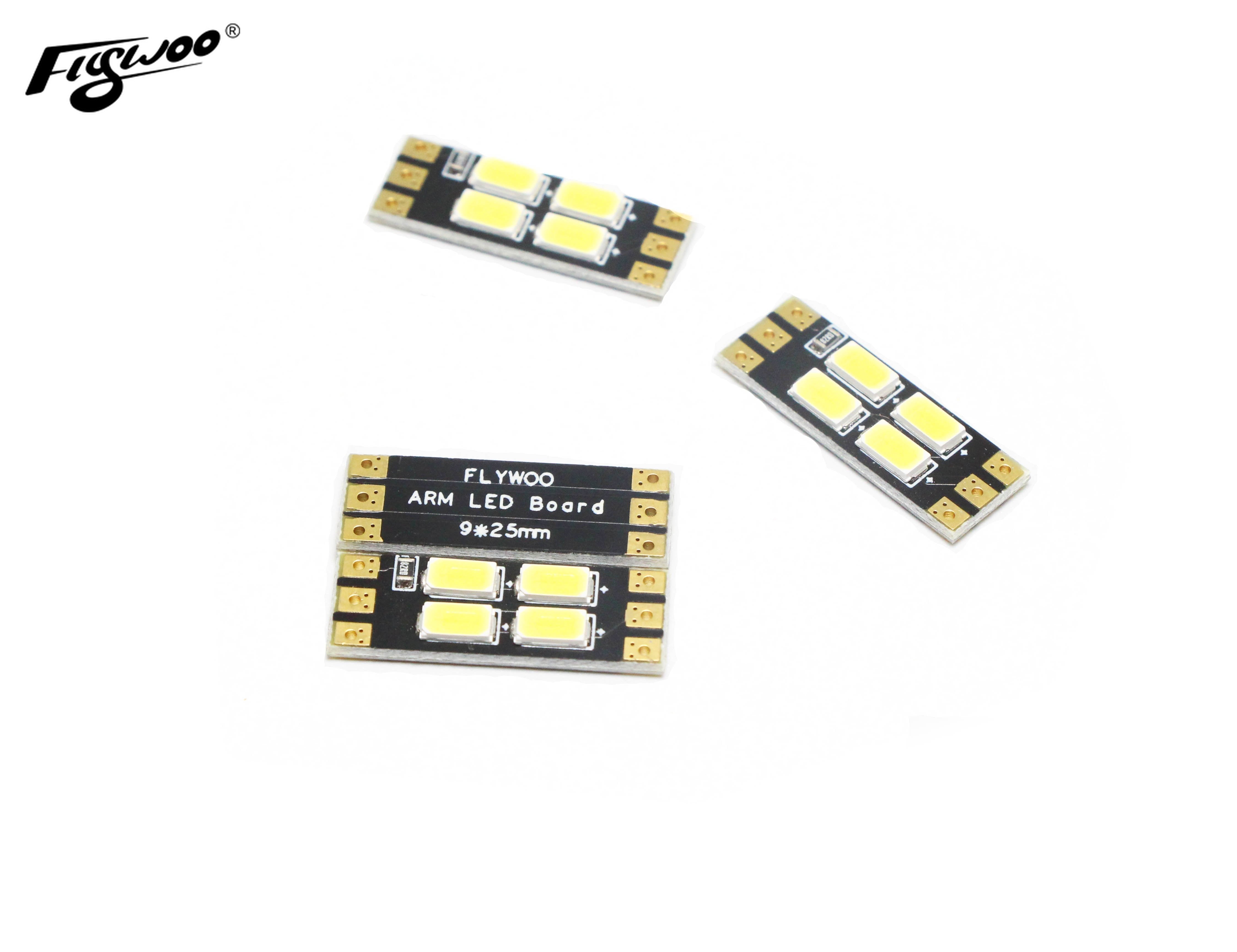Flywoo Arm LED 9x25mm 2-6S Luce Telaio 4 Pezzi