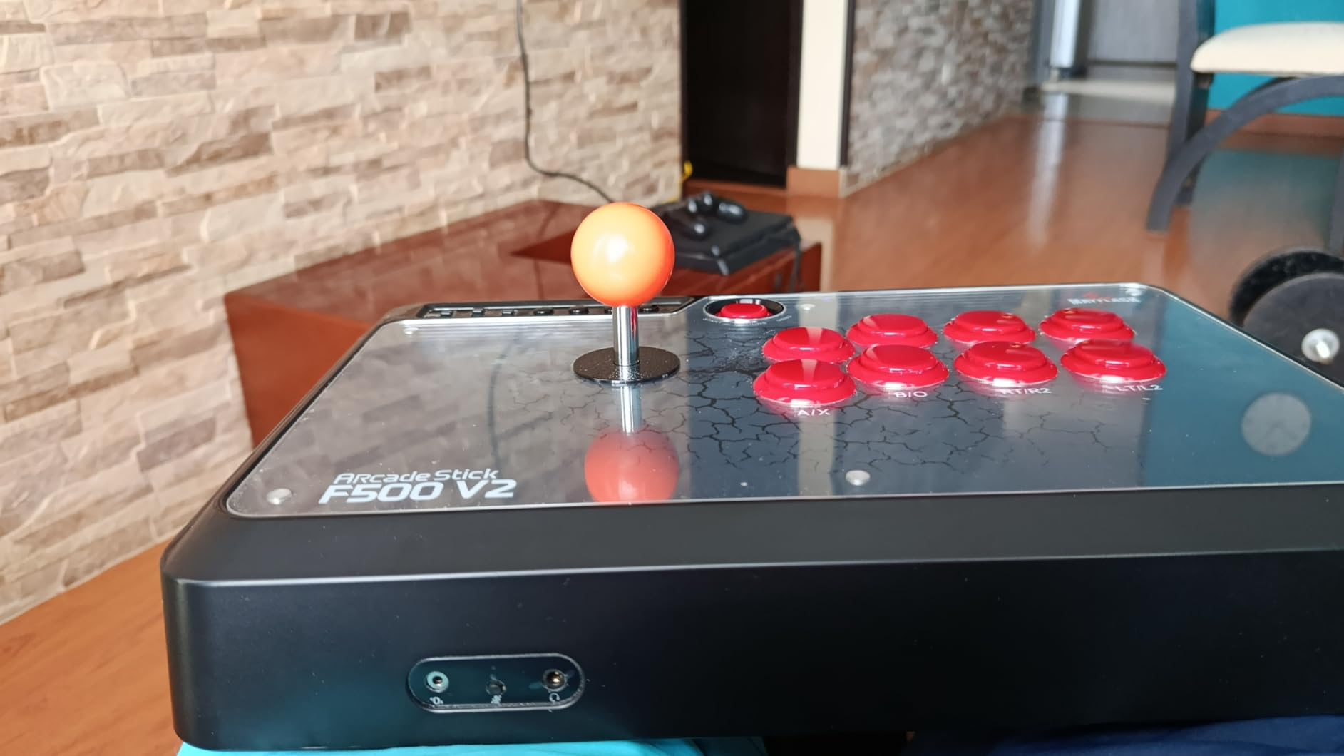 Sanwa JLF-TP-8YT Leva Joystick Arcade Arancione