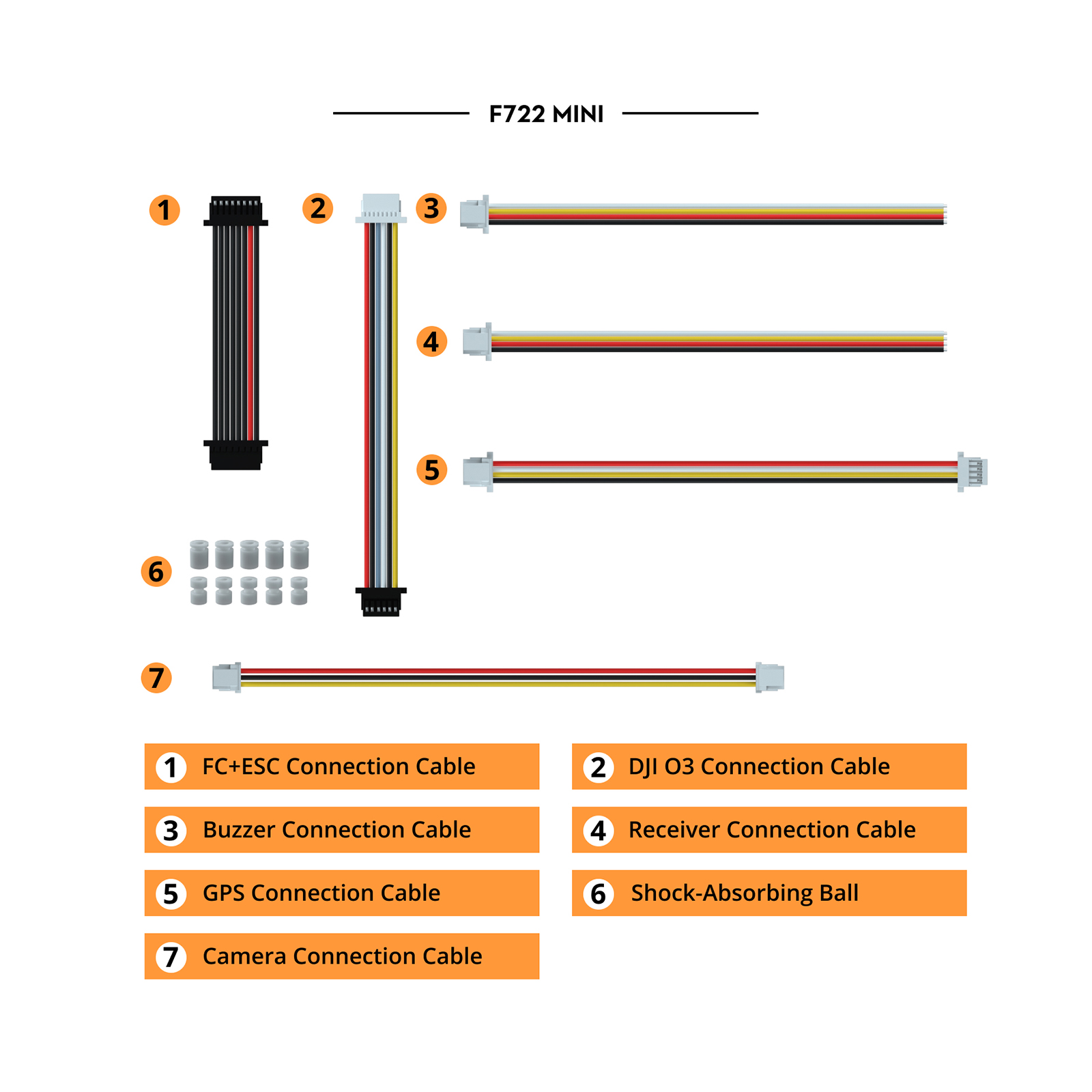 FlyWoo Goku F722 Pro Mini V2 FC 20x20 Plug&Play O4