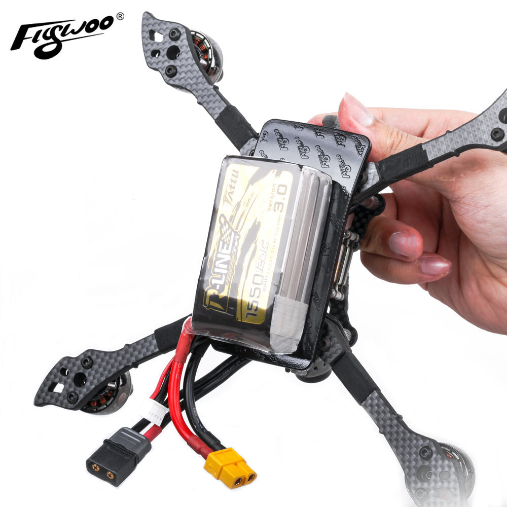Flywoo Ultra Grip Pad Batteria LiPo PU 10x5cm 3pz